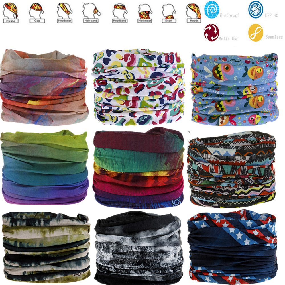 Cycling Headwear - 1751-1800 Camouflage Seamless Magic Bandana Neck