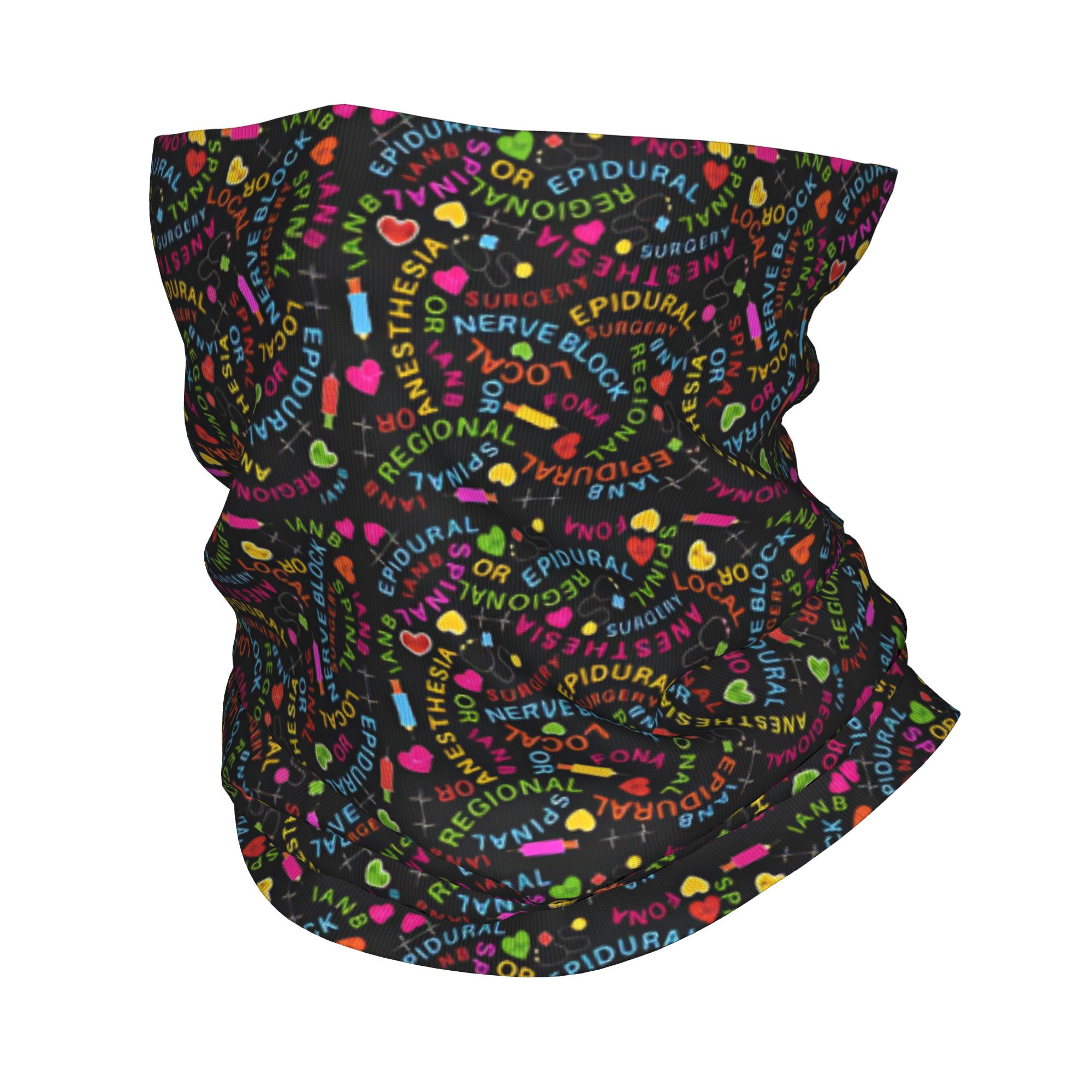 Cycling Headwear - Anesthesia Anesthesiology Medical Bandana Neck Gaiter