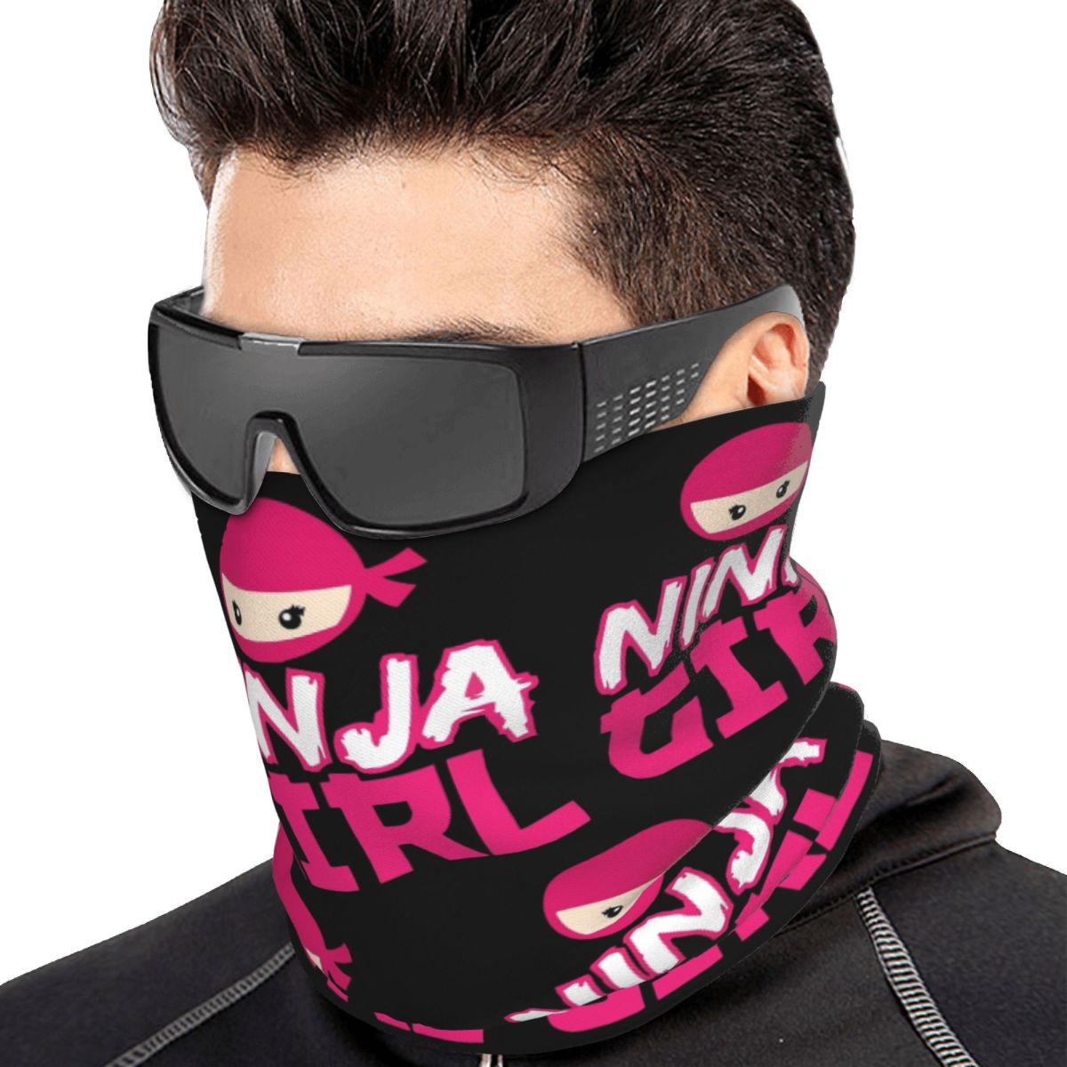 Cycling Headwear - Spy Ninja Girl Bandana Neck Gaiter