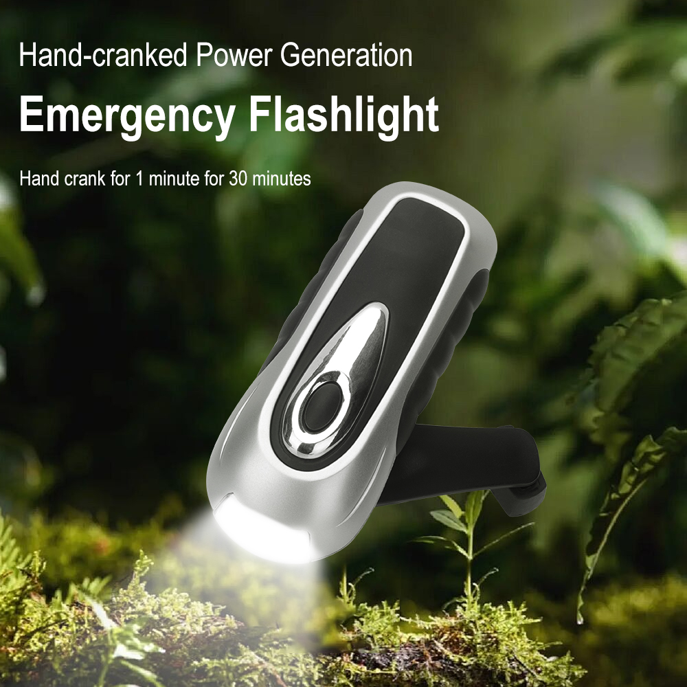 BORUIT LED Flashlight Hand Cra - огляд і ціна Cycling Low Gear