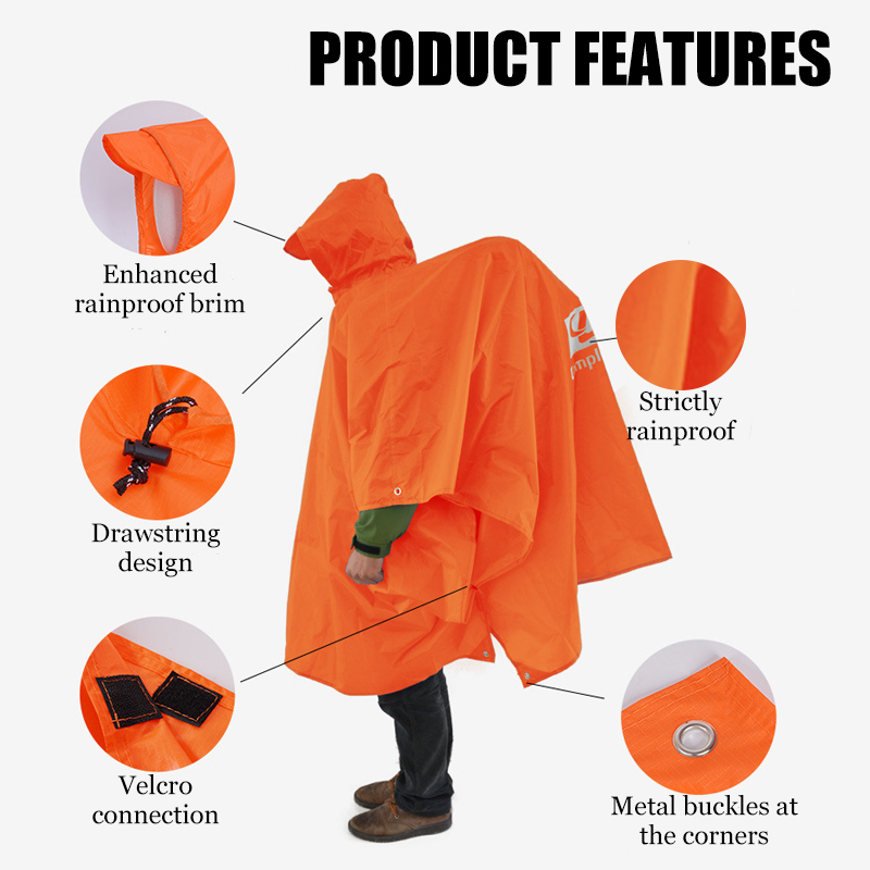 3-in-1 Lightweight Rain Poncho - огляд і ціна Cycling Gear For Rain