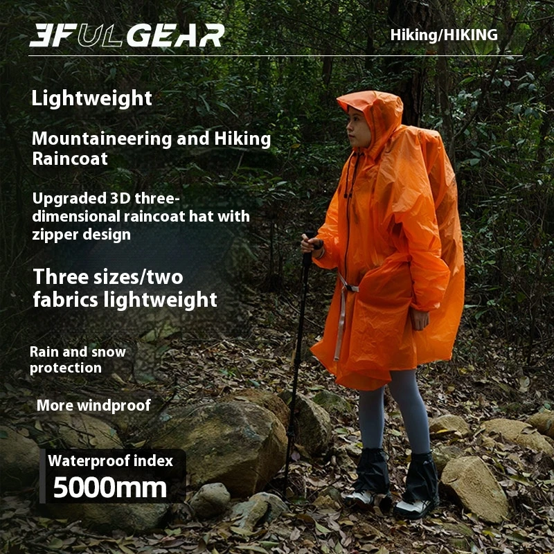 3F UL GEAR Zipper Raincoat 15D - огляд і ціна Cycling Gear For Rain