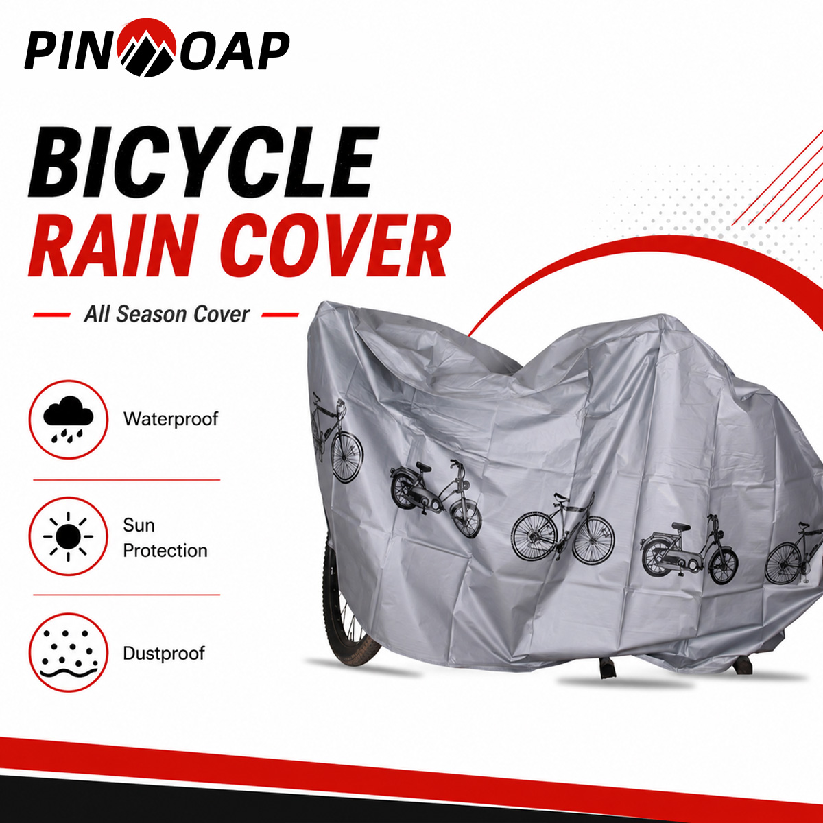 PINMOAP Universal Bicycle Rain - огляд і ціна Cycling Gear For Rain