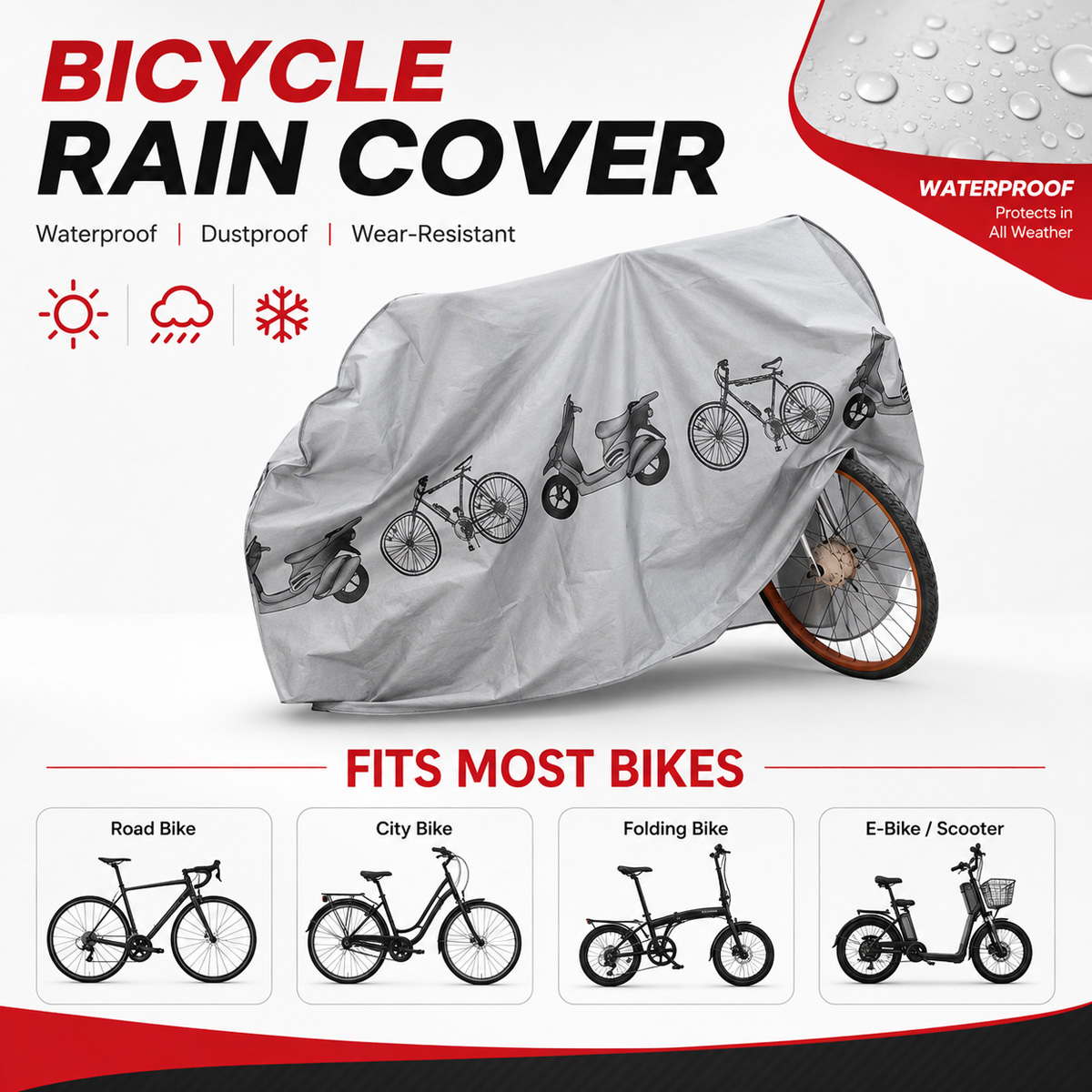 PINMOAP Universal Bicycle Rain - огляд і ціна Cycling Gear For Rain