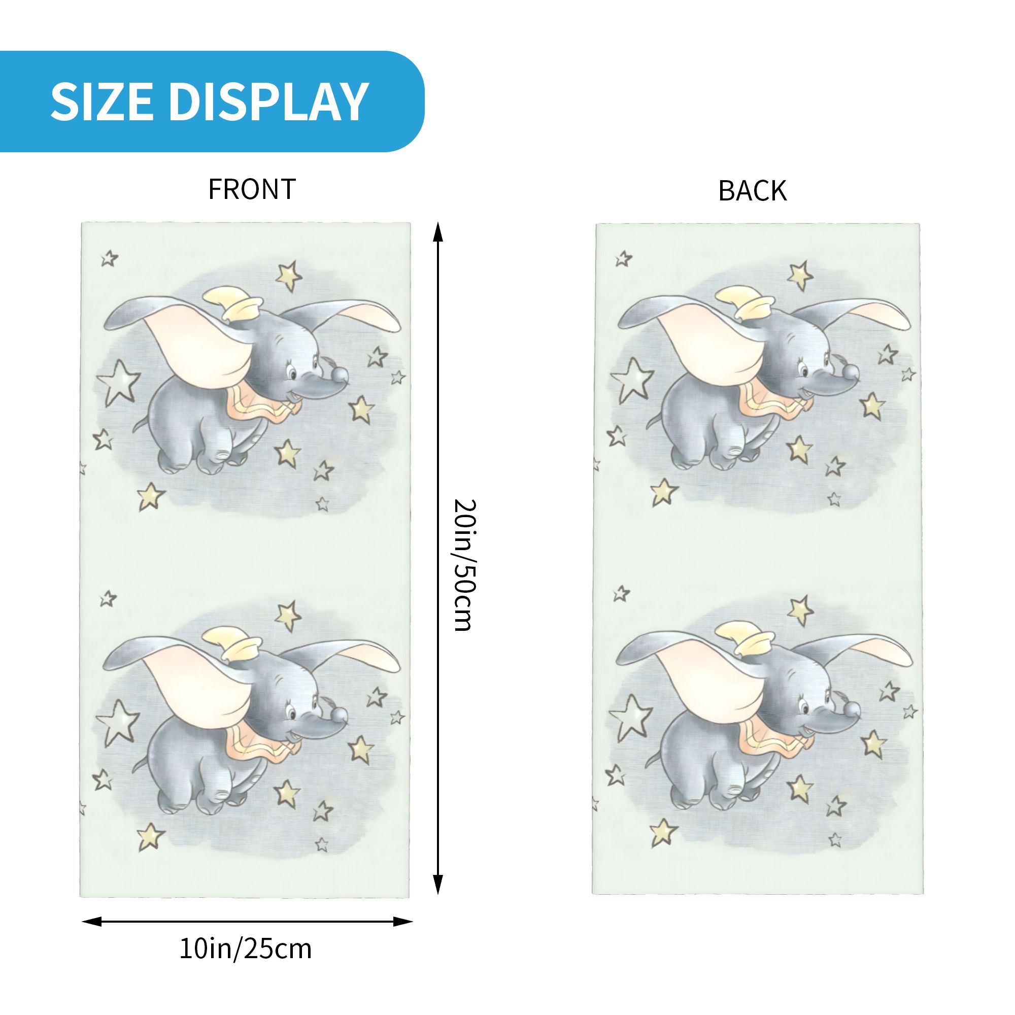 Custom Anime Dumbo  Bandana Ne - огляд і ціна Cycling Headwear