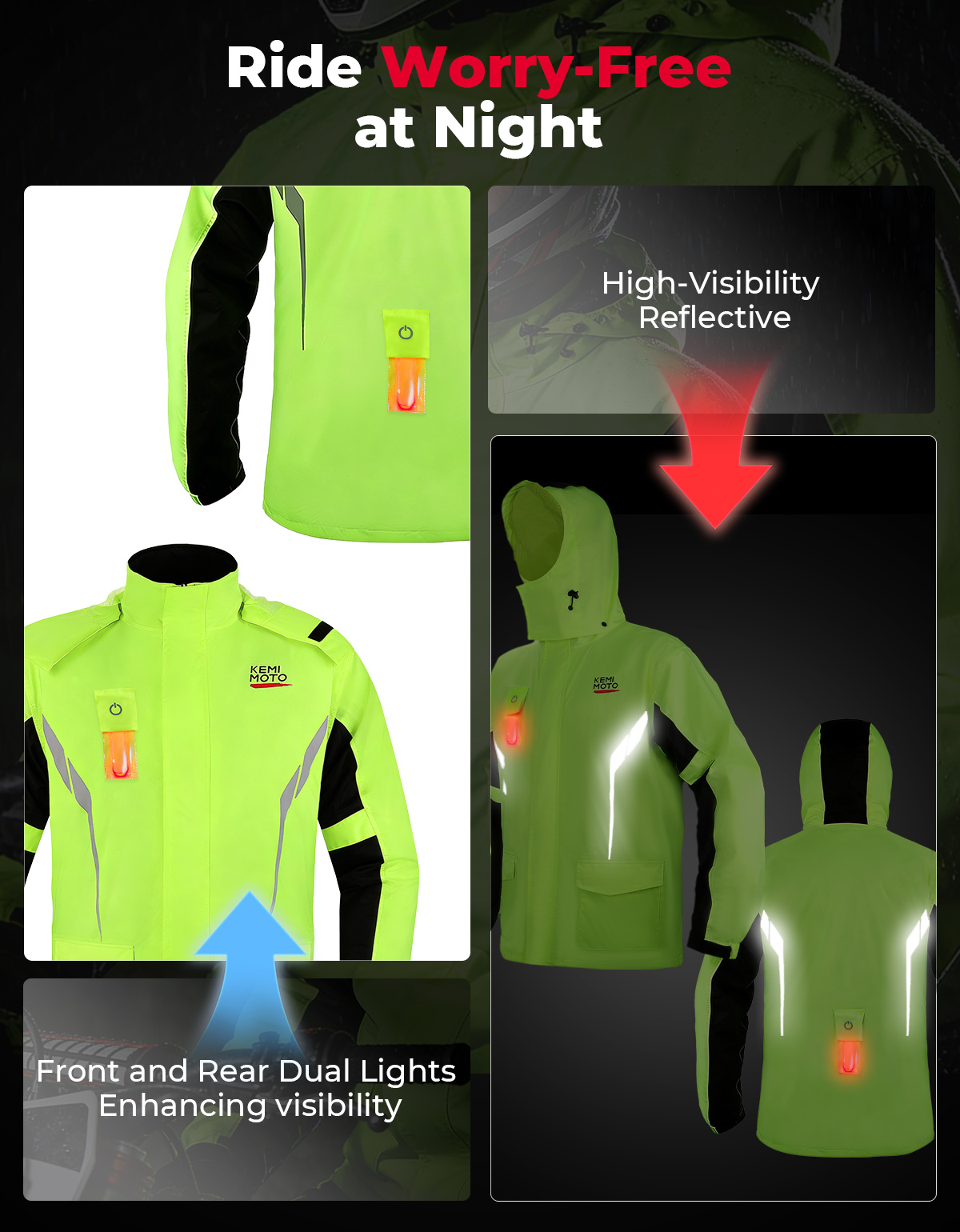 Waterproof Raincoat Set for Mo - огляд і ціна Cycling Gear For Rain