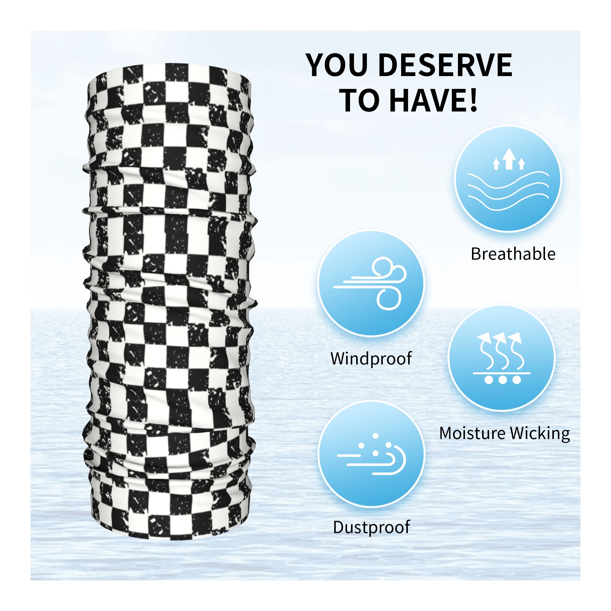 Custom Retro Checkered Flag Wi - огляд і ціна Cycling Headwear