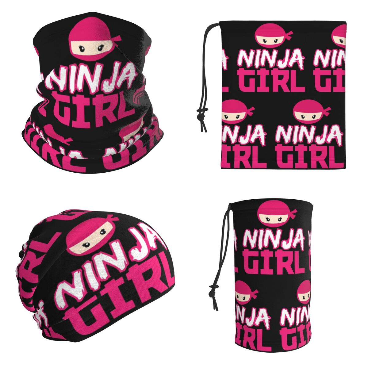 Spy Ninja Girl Bandana Neck Ga - огляд і ціна Cycling Headwear